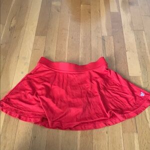 Red cheer skirt